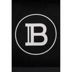 Balmain B-Back Black Nylon White Logo Backpack TM1S096TNYV