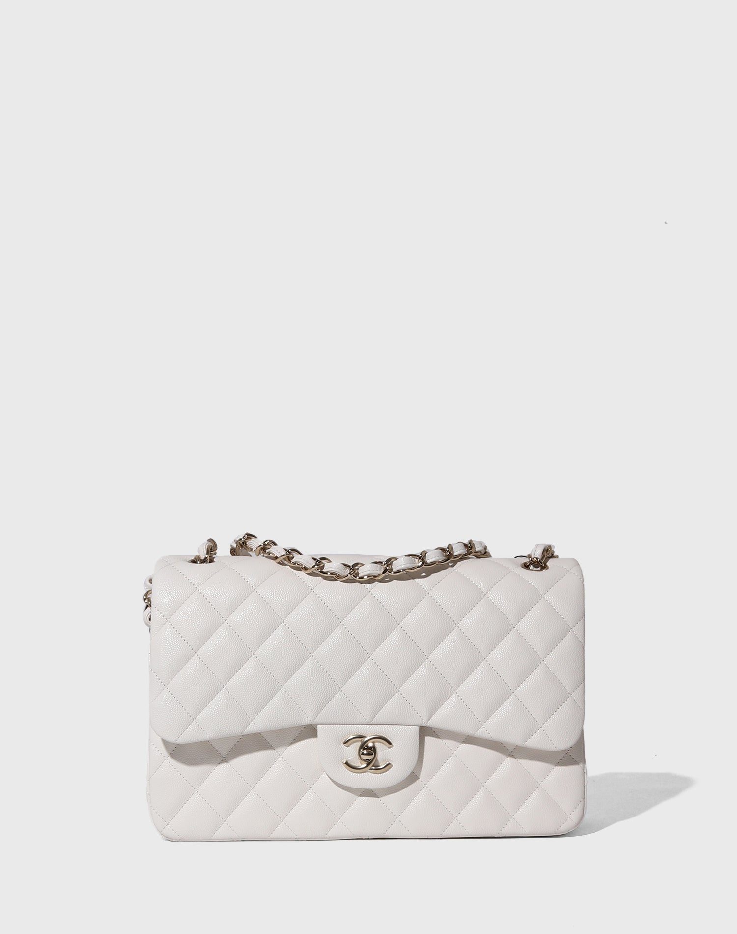 Chanel Classic Misc Bag White Hardware