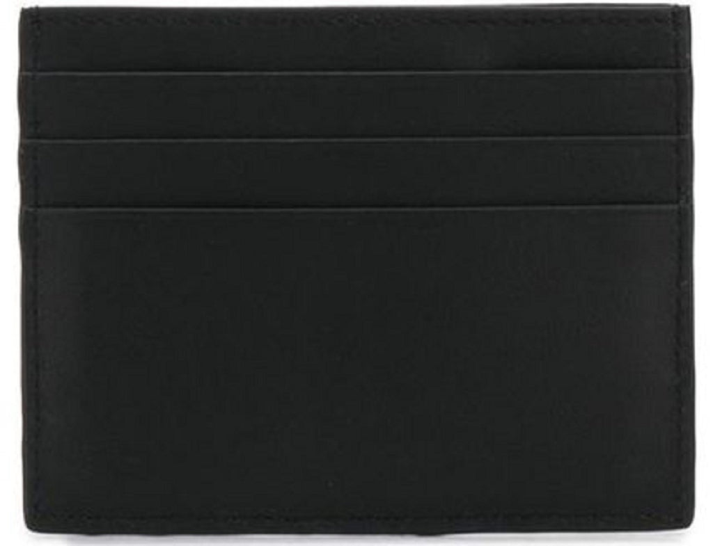 Fendi Unisex Camouflage FF Print Black Green Calf Leather Card Case 7M0164
