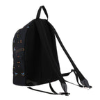 Fendi Super Bugs Navy Blue Nylon Backpack Bag 7VZ043