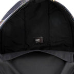 Fendi Super Bugs Navy Blue Nylon Backpack Bag 7VZ043
