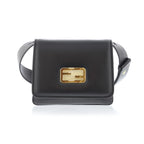 Fendi Id Flap Tricolor Black Leather Small Shoulder Bag 8BT328