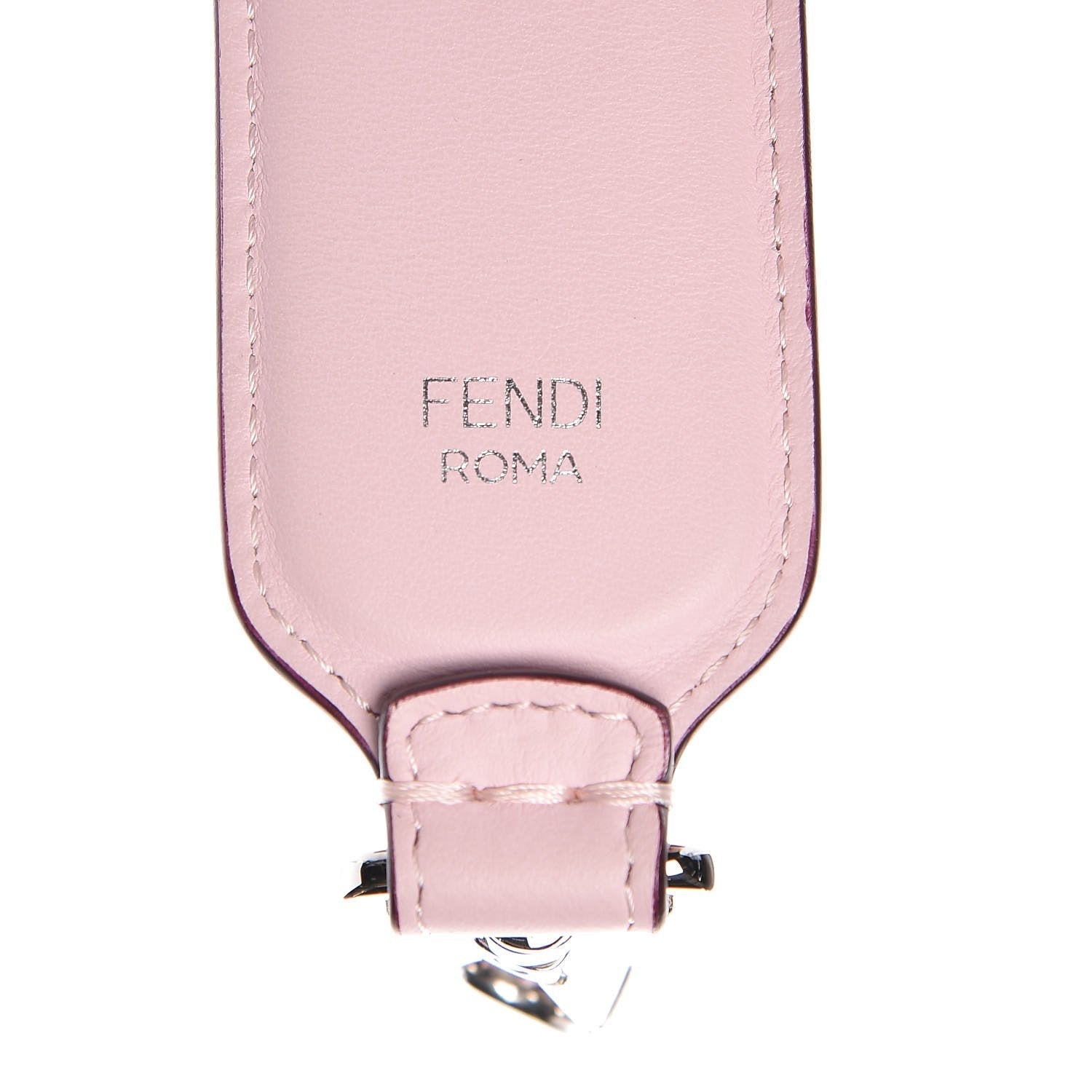Fendi Mini Strap You Pink Peonia Multicolor "LOVE" Studded Leather 8AV105
