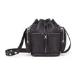 Fendi Mon Tresor Black Selleria Calfskin Leather Bucket Bag 8BT301