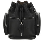 Fendi Mon Tresor Black Selleria Calfskin Leather Bucket Bag 8BT301