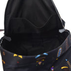 Fendi Super Bugs Navy Blue Nylon Backpack Bag 7VZ043
