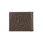 Fendi x Sarah Coleman FF Vertigo Brown Black Bifold Wallet 7M0169