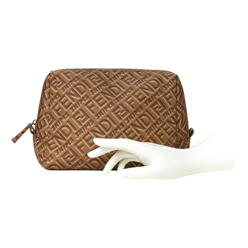 Fendi x Skims Nylon Sand Beauty Pouch 8N0171