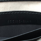 Gucci Black GG Supreme Monogram Tiger Print Pouch Wristlet Clutch Bag 575136