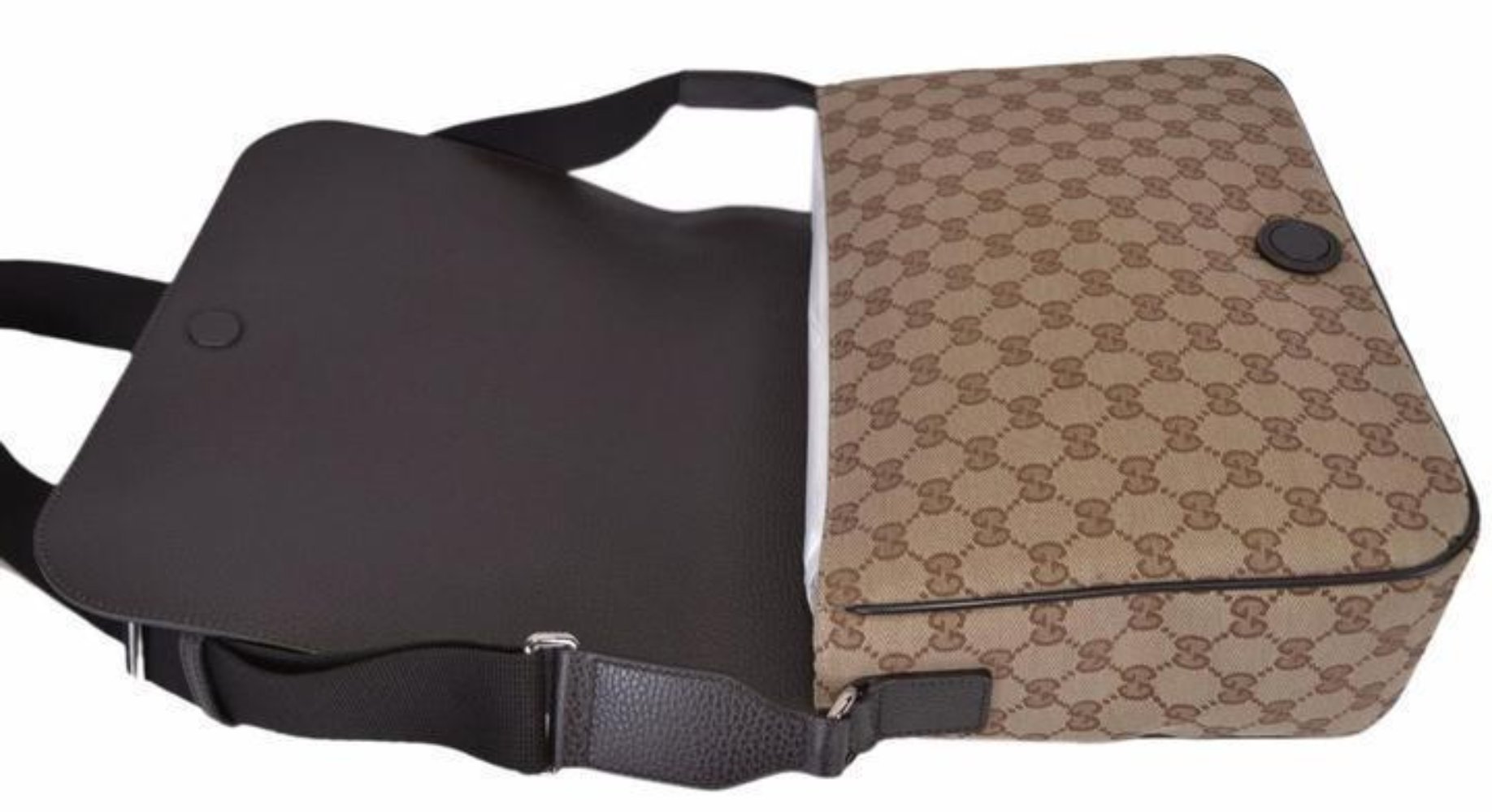 Gucci Original GG Canvas Cross Body Messenger Bag 449172