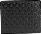 Gucci Men's Microguccissima Black Leather Bifold Wallet 260987