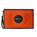 Gucci Off The Grid Orange Econyl Pouch Wristlet Clutch Bag 625598