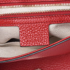 Gucci Soho Disco Red Leather GG Tassel Chain Crossbody Bag 536224