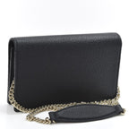 Gucci Soho Wallet on Chain Black Leather Cross Body Bag 598211