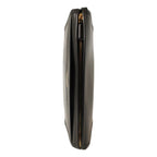 Gucci Unisex Maurem Black Leather Pouch Clutch Travel Bag 574800