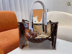 Large Transparent LV woman handbag