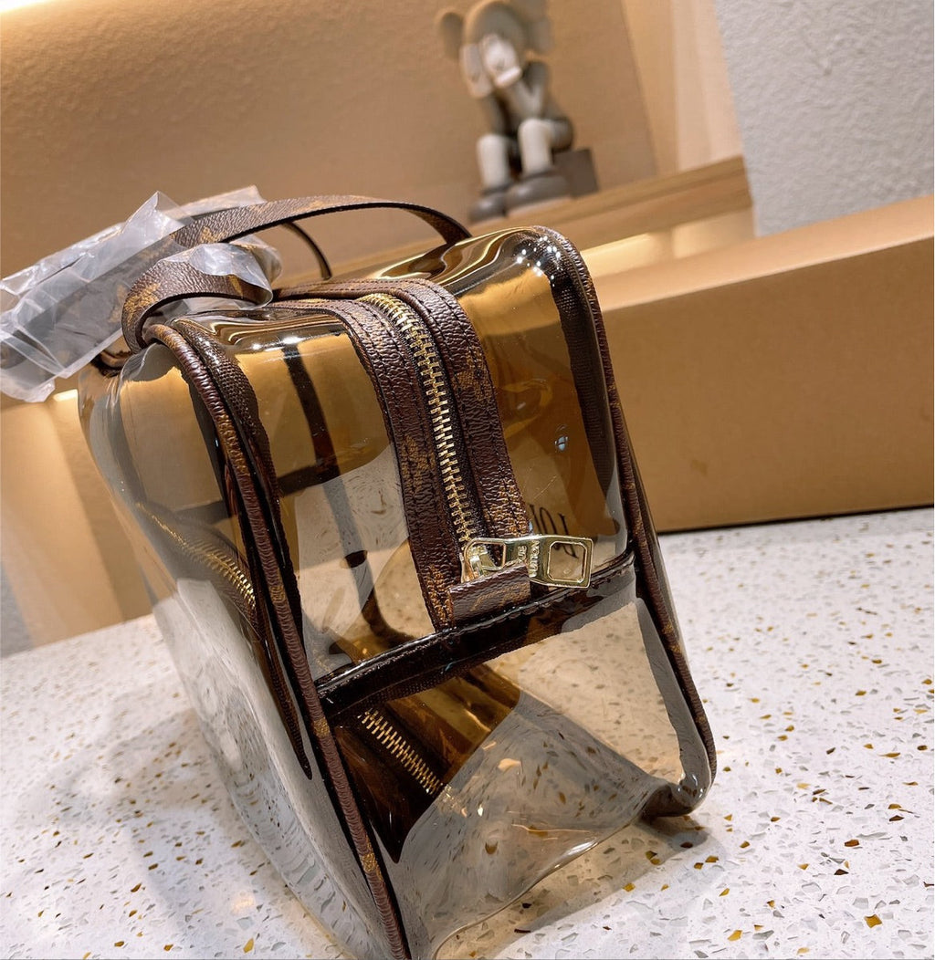 Transparent brand new LV handbag