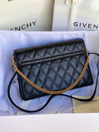 Givenchy GV3 Medium Bag In Diamond Quilted Leather