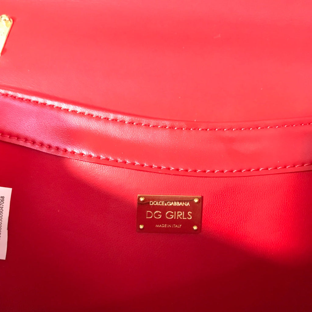 Dolce and Gabbana DG Girls Phone Bag In Smooth Calfskin