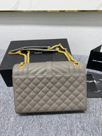 YSL  Envelope Medium Bag In Mix Matelasse Grain  De Poudre Embossed Leather