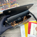 Dolce and Gabbana Small Dauphine Leather Regular Sicily Bag