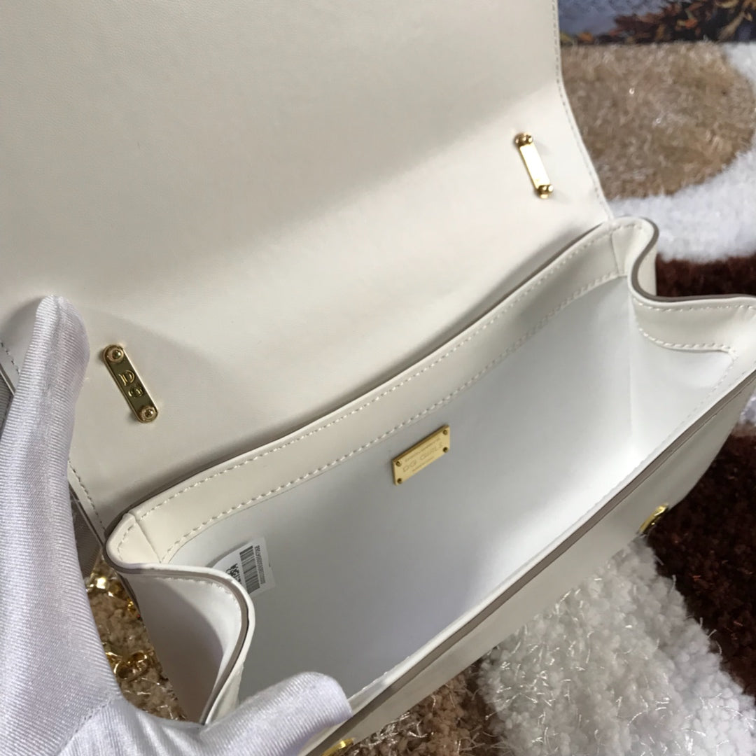 Dolce and Gabbana DG Girls Phone Bag In Smooth Calfskin