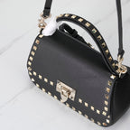 Valentino Garavani Small Rockstud  Grainy Calfskin Bag