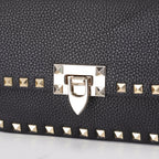 Valentino Garavani Small Rockstud  Grainy Calfskin Bag
