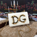 Dolce and Gabbana DG Girls Phone Bag In Smooth Calfskin