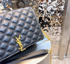 Woman Black YSL handbag