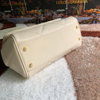 Dolce and Gabbana Medium Sicily Bag In Aria Matelasse  Calfskin