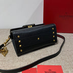 Valentino Garavani Small Vsling Grainy Calfskin Bag
