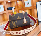 New Leather Brown Louis Vuitton handbag