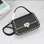 Valentino Garavani Small Rockstud  Grainy Calfskin Bag