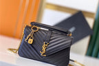 Genuine leather YSL woman handbag