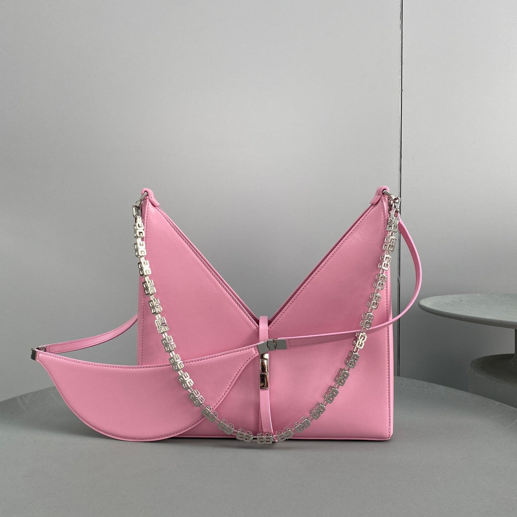 Givenhy Small Cut Out Bag In Box Leather With Chain