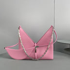Givenhy Small Cut Out Bag In Box Leather With Chain