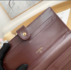 Chanel leather black wallet