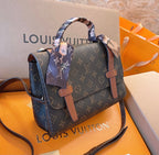 LV leather handbag