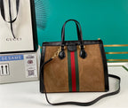 Suede Woman Gucci shoulder handbag