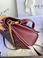 Givenchy GV3 Medium Bag In Diamond Quilted Leather