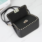 Valentino Garavani Small Rockstud  Grainy Calfskin Bag