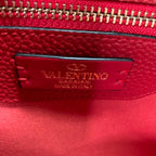 Valentino Garavani Rockstud Calfskin Grainy Tote Bag