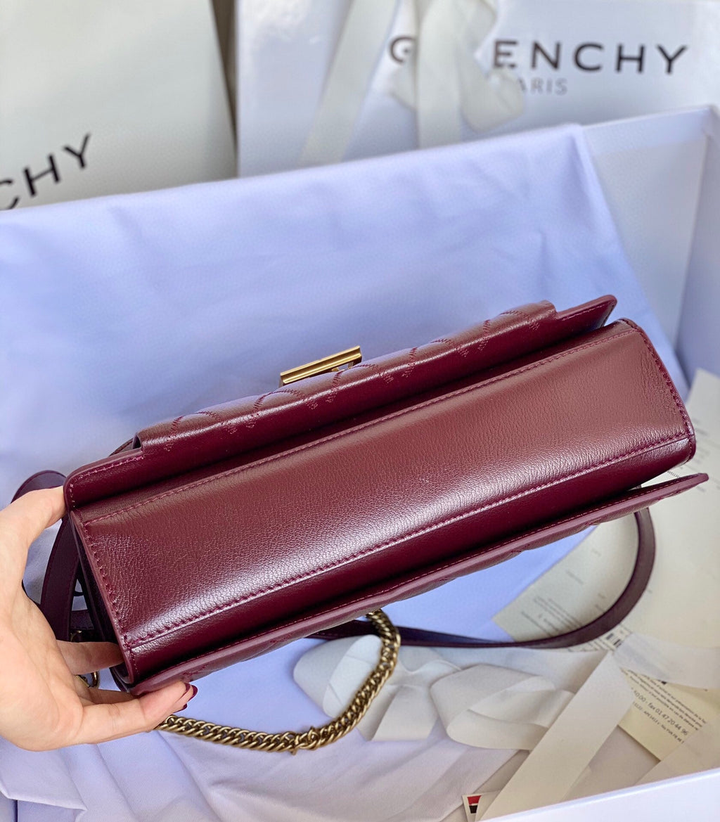 Givenchy GV3 Medium Bag In Diamond Quilted Leather