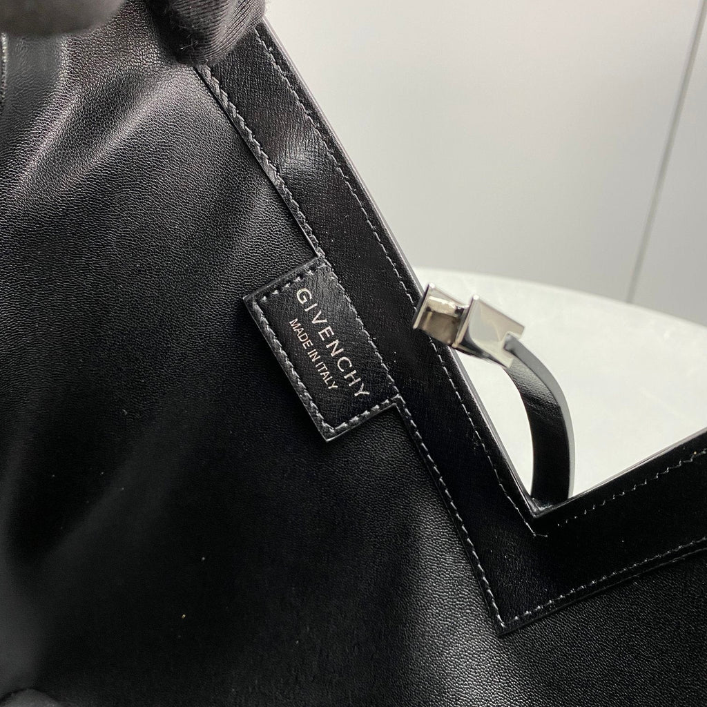 Givenhy Small Cut Out Bag In Box Leather With Chain
