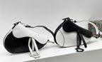 Black & white DIOR Crossbody/shoulder handbag