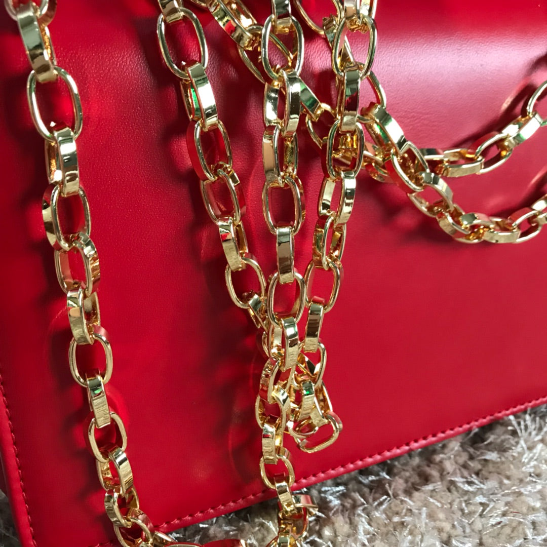 Dolce and Gabbana DG Girls Phone Bag In Smooth Calfskin