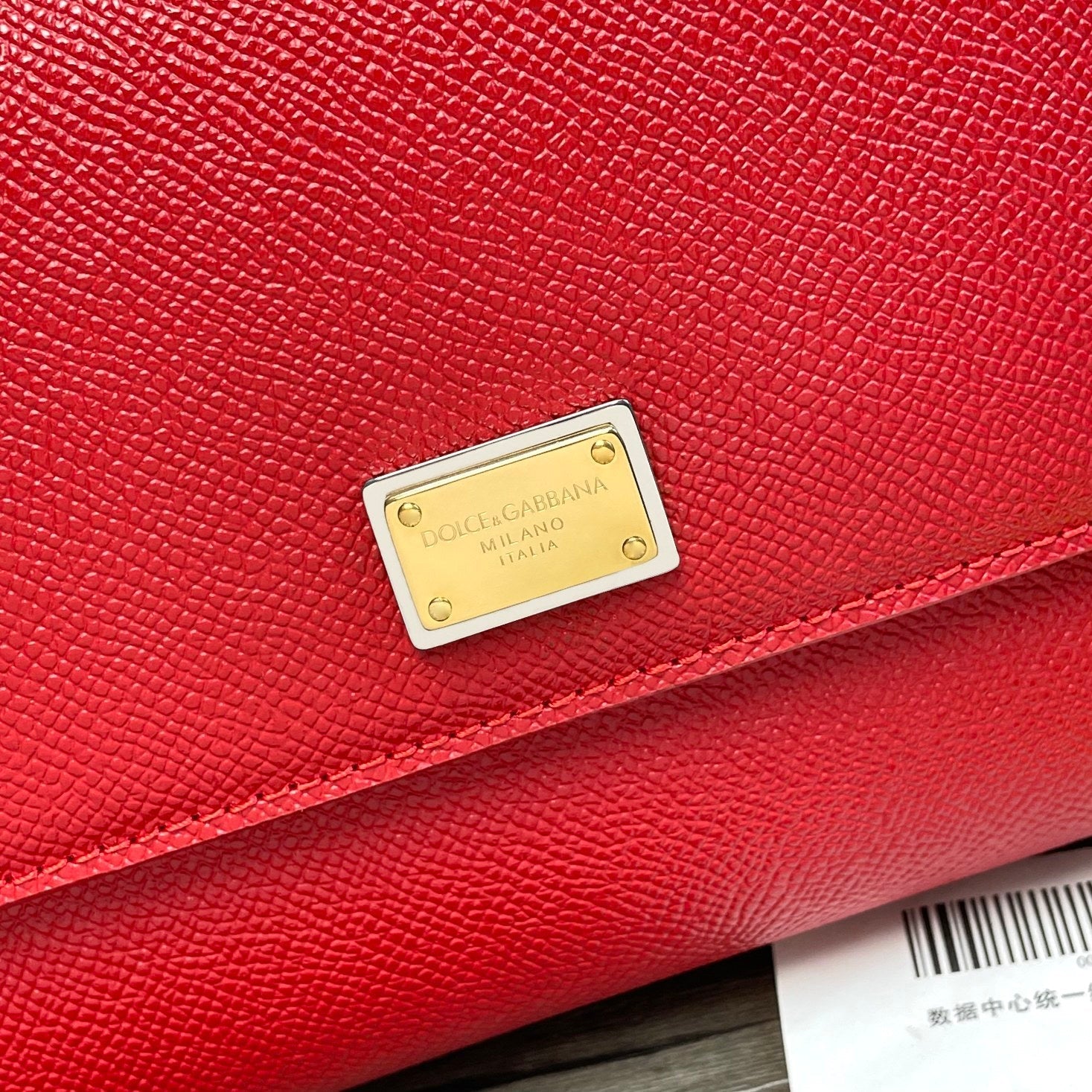 Dolce and Gabbana Small Dauphine Leather Regular Sicily Bag