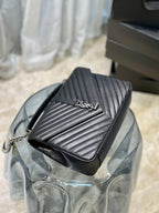YSL College Large Quilted leather Bag