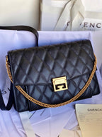 Givenchy GV3 Medium Bag In Diamond Quilted Leather